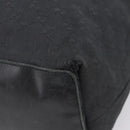 GUCCI GG Canvas Hand Bag Black Gold Tone 002 1097 Auth 207751-13