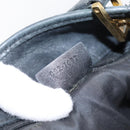 GUCCI GG Canvas Hand Bag Black Gold Tone 002 1097 Auth 207751-23