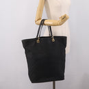 GUCCI GG Canvas Hand Bag Black Gold Tone 002 1097 Auth 207751-24