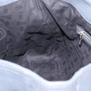GUCCI Sherry Line Shoulder Bag Leather Gray Silver 247597 Auth 207752A-19