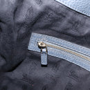 GUCCI Sherry Line Shoulder Bag Leather Gray Silver 247597 Auth 207752A-20
