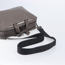 Bottega Veneta INTRECCIATO Business Bag Leather 2way Gray Auth 207753A-10