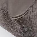 Bottega Veneta INTRECCIATO Business Bag Leather 2way Gray Auth 207753A-15
