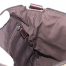 GUCCI GG Canvas Shoulder Bag Beige Silver 145857 Auth 207754-23