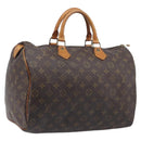 LOUIS VUITTON Monogram Speedy 35 Hand Bag M41524 LV Auth 207755-1