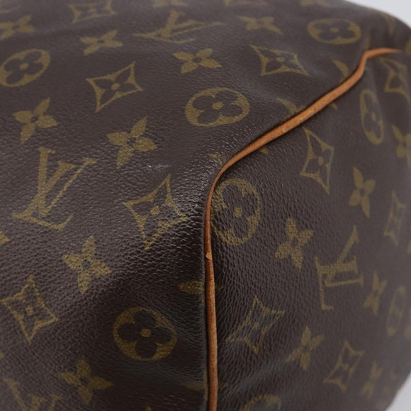 LOUIS VUITTON Monogram Speedy 35 Hand Bag M41524 LV Auth 207755