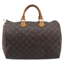 LOUIS VUITTON Monogram Speedy 35 Hand Bag M41524 LV Auth 207755-3