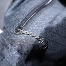 GUCCI Bamboo Hand Bag Canvas Black Silver 002 2058 0412 5 Auth 207757-21