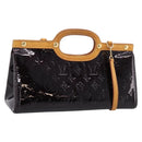 LOUIS VUITTON Monogram Vernis Roxbury Drive Bag Amarante M91995 LV Auth 207758A-1