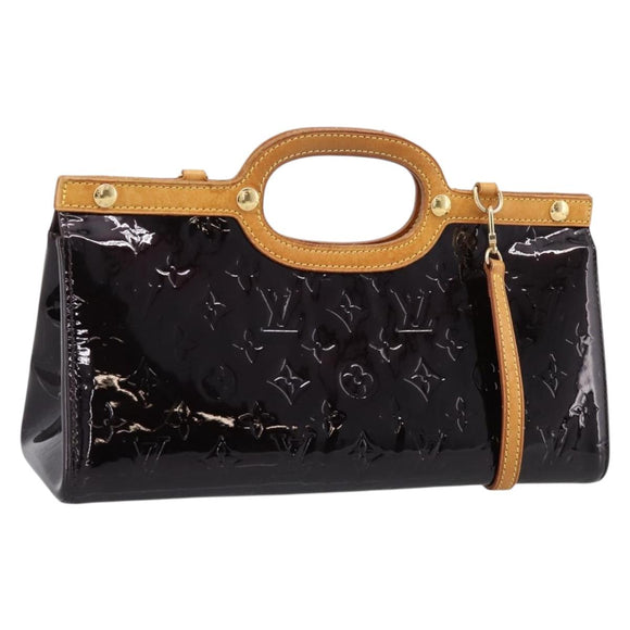 LOUIS VUITTON Monogram Vernis Roxbury Drive Bag Amarante M91995 LV Auth 207758A
