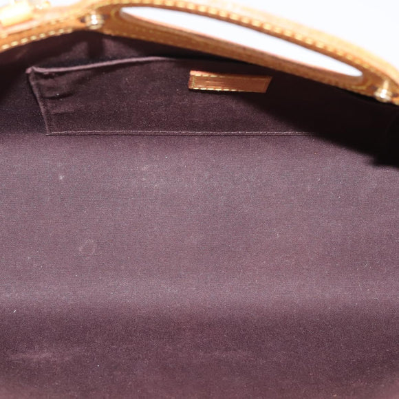 LOUIS VUITTON Monogram Vernis Roxbury Drive Bag Amarante M91995 LV Auth 207758A