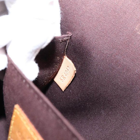 LOUIS VUITTON Monogram Vernis Roxbury Drive Bag Amarante M91995 LV Auth 207758A