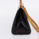 LOUIS VUITTON Monogram Vernis Roxbury Drive Bag Amarante M91995 LV Auth 207758A-3