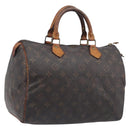 LOUIS VUITTON Monogram Speedy 30 Hand Bag M41526 LV Auth 207759-1