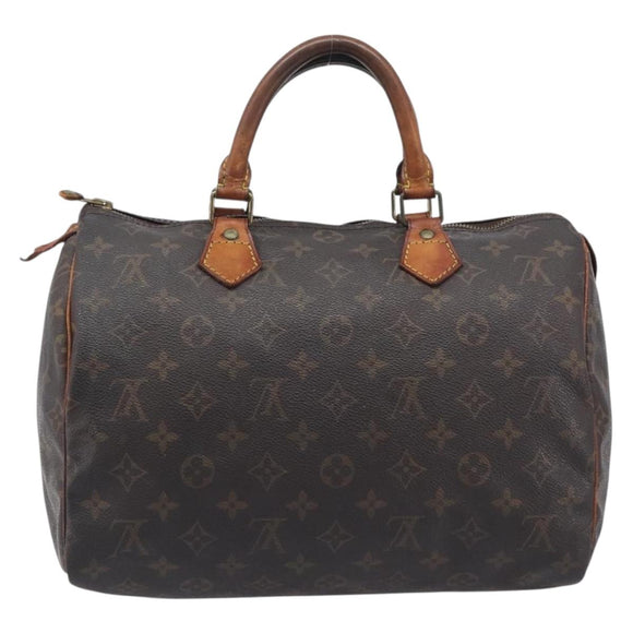 LOUIS VUITTON Monogram Speedy 30 Hand Bag M41526 LV Auth 207759