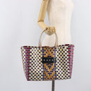 Marni Hand Bag Vinyl Multicolor Silver Auth 207761A-20