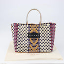 Marni Hand Bag Vinyl Multicolor Silver Auth 207761A-12