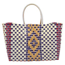Marni Hand Bag Vinyl Multicolor Silver Auth 207761A-2