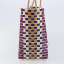 Marni Hand Bag Vinyl Multicolor Silver Auth 207761A-3
