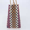 Marni Hand Bag Vinyl Multicolor Silver Auth 207761A-4
