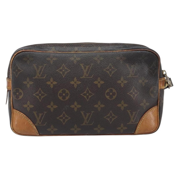 LOUIS VUITTON Monogram Marly Dragonne GM Clutch Bag M51825 LV Auth 207764