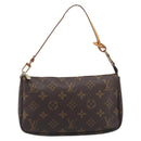 LOUIS VUITTON Monogram Pochette Accessoires Pouch M51980 LV Auth 207766A-13