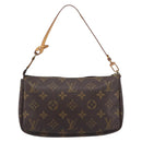 LOUIS VUITTON Monogram Pochette Accessoires Pouch M51980 LV Auth 207766A-2