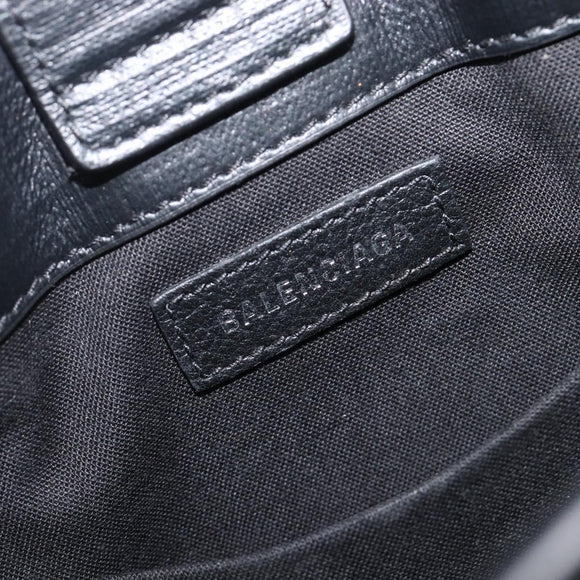 Balenciaga Shopping Tote XXS Hand Bag Leather 2way Black 757776 Auth 207768A