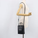 Balenciaga Shopping Tote XXS Hand Bag Leather 2way Black 757776 Auth 207768A-25