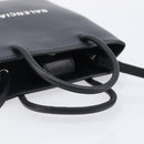 Balenciaga Shopping Tote XXS Hand Bag Leather 2way Black 757776 Auth 207768A-7