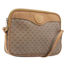 GUCCI Micro GG Shoulder Bag PVC Beige Gold Tone 007 123 0428 Auth 207770-1