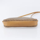 GUCCI Micro GG Shoulder Bag PVC Beige Gold Tone 007 123 0428 Auth 207770-12