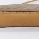 GUCCI Micro GG Shoulder Bag PVC Beige Gold Tone 007 123 0428 Auth 207770-13