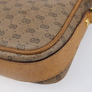 GUCCI Micro GG Shoulder Bag PVC Beige Gold Tone 007 123 0428 Auth 207770-16