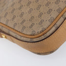 GUCCI Micro GG Shoulder Bag PVC Beige Gold Tone 007 123 0428 Auth 207770-17