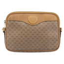 GUCCI Micro GG Shoulder Bag PVC Beige Gold Tone 007 123 0428 Auth 207770-2