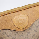 GUCCI Micro GG Shoulder Bag PVC Beige Gold Tone 007 123 0428 Auth 207770-20