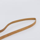 GUCCI Micro GG Shoulder Bag PVC Beige Gold Tone 007 123 0428 Auth 207770-9