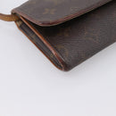 LOUIS VUITTON Monogram Pochette Twin GM Shoulder Bag M51852 LV Auth 207771-12
