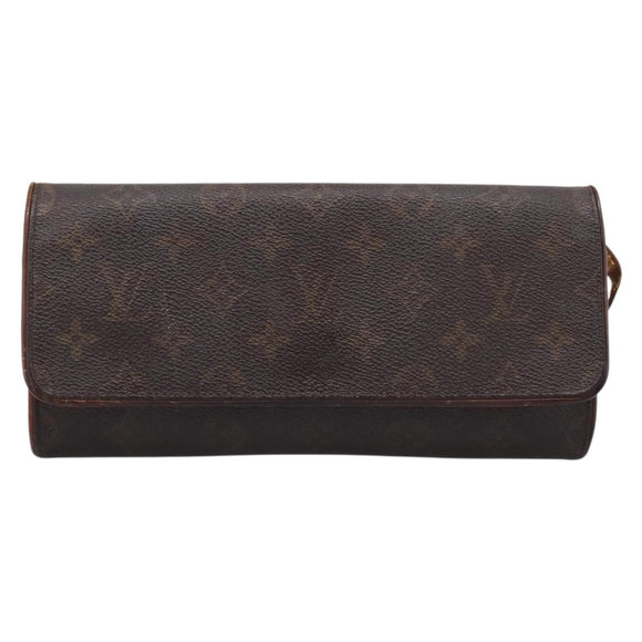 LOUIS VUITTON Monogram Pochette Twin GM Shoulder Bag M51852 LV Auth 207771