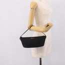 GUCCI GG Canvas Accessory Pouch Black Silver 07198 Auth 207773A-21