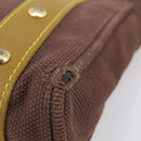 LOUIS VUITTON Antigua Cabas PM Hand Bag Canvas Brown M40089 LV Auth 207775-13