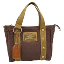 LOUIS VUITTON Antigua Cabas PM Hand Bag Canvas Brown M40089 LV Auth 207775-2