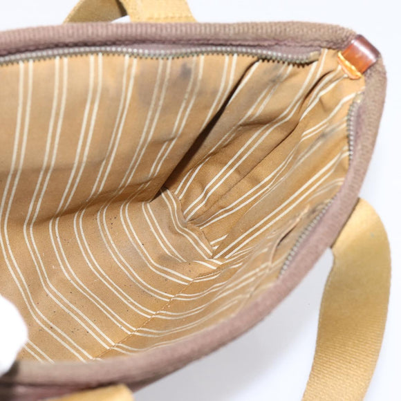 LOUIS VUITTON Antigua Cabas PM Hand Bag Canvas Brown M40089 LV Auth 207775