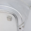 LOUIS VUITTON Suhari Lockit PM Hand Bag Silver M95541 LV Auth 207778V-15