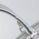 LOUIS VUITTON Suhari Lockit PM Hand Bag Silver M95541 LV Auth 207778V-9