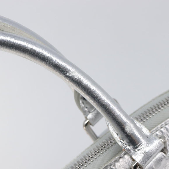 LOUIS VUITTON Suhari Lockit PM Hand Bag Silver M95541 LV Auth 207778V