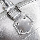LOUIS VUITTON Suhari Lockit PM Hand Bag Silver M95541 LV Auth 207778V-19