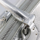LOUIS VUITTON Suhari Lockit PM Hand Bag Silver M95541 LV Auth 207778V-21