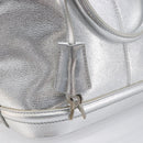 LOUIS VUITTON Suhari Lockit PM Hand Bag Silver M95541 LV Auth 207778V-22